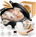 5QT Pre-Seasoned Cast Iron Dutch Oven | Complete Sourdough Baking Essential