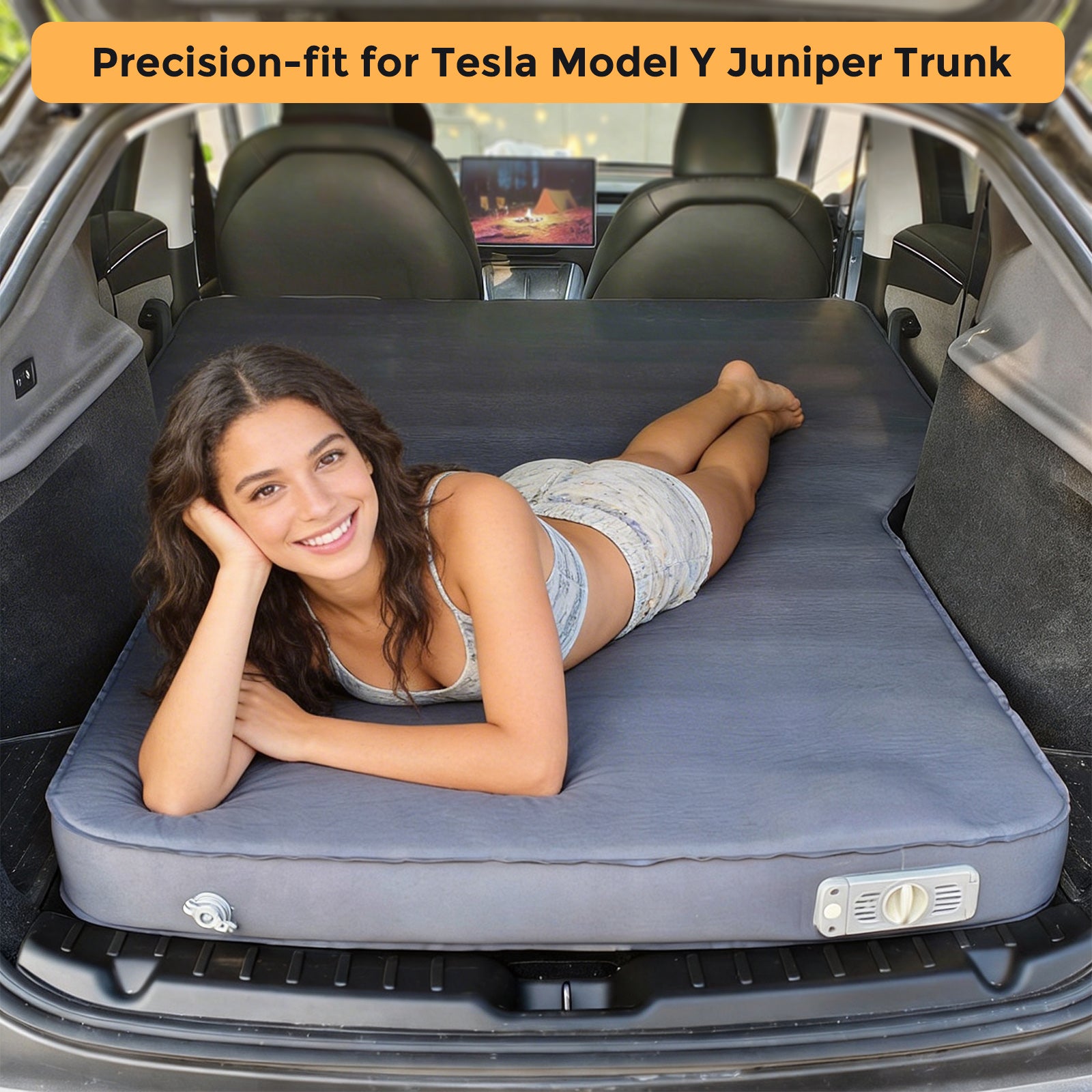 Self-Inflating Mattress for Tesla Model Y Juniper & SUV
