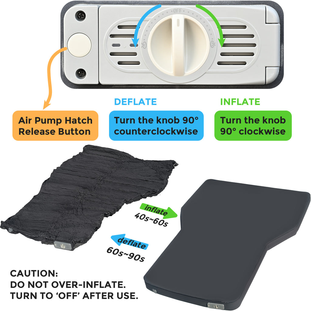Self-Inflating Mattress for Tesla Model Y Juniper & SUV
